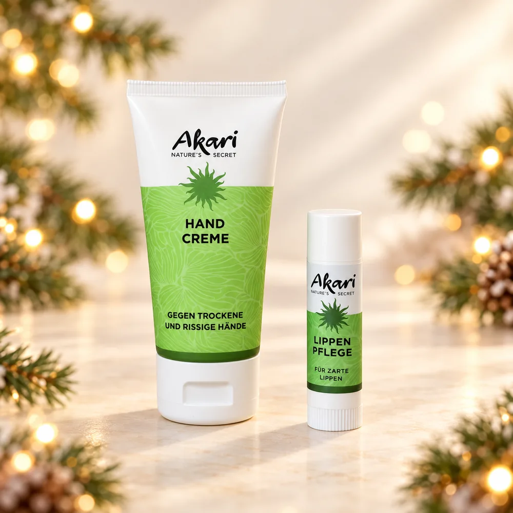 Geschenkset Zarte Winterliebe – Lippenpflege & Handcreme