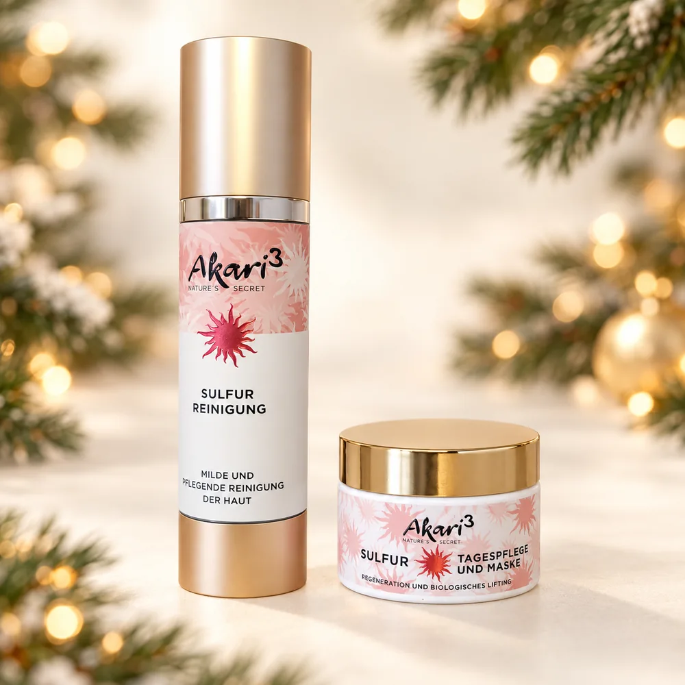 Geschenkset Akari³ Pflegeset Sulfur – Neue Strahlkraft