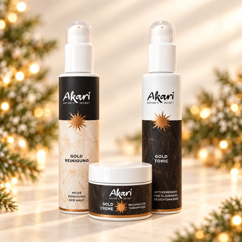 Geschenkset Goldene Ausstrahlung – Gold Pflegeritual